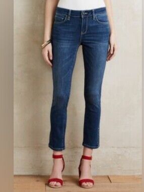 Pilcro Stet Mid-Rise Blue Jeans - 27